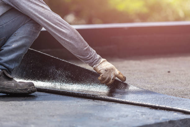Professional Waterproofing technician working in Markle, IN